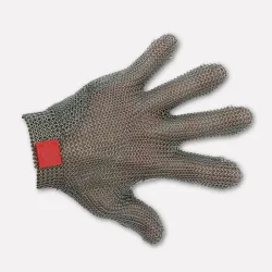 Stainless steel 5-finger cut-resistant glove with hook closure - Size XL