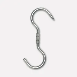 Stainless steel swivel hook, single blister pack (9x210)
