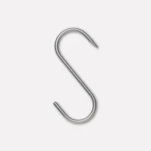 Stainless steel S-hooks, 10-piece blister pack (4x100)