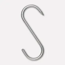 Gancio inox a esse, in blister singolo (9x200)