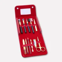 Manicure and makeup set with 12 accessories