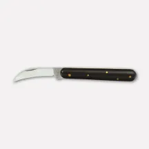 Coltello per innesto professionale, lama curva - cm. 17