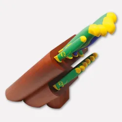 Beech wood block with 12 knives from the Imperiale line