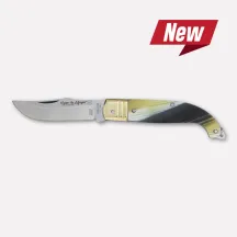 Coltello zuavo "La Morgia" Frosolone, manico in finto corno - cm. 19