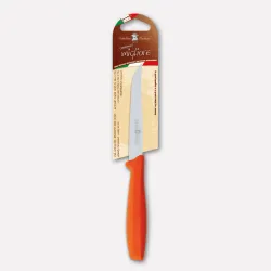 Steak knife, orange handle – 11 cm