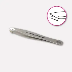 Set of 4 professional stainless steel tweezers