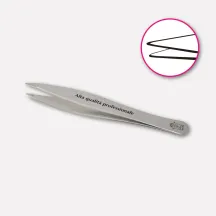 Set of 4 professional stainless steel tweezers