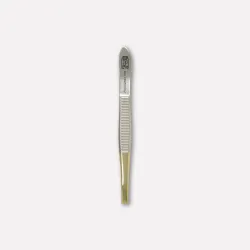 Half-gold tweezers, assorted tips