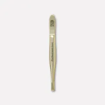 Fully gold-plated tweezers, assorted tips