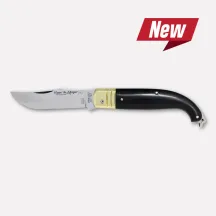 Coltello zuavo "La Morgia" Frosolone, manico nero - cm. 21