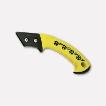 Replacement handle for saws, yellow and black