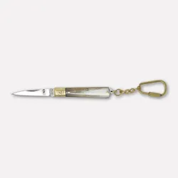 ‘Il Frosolino’ pocket knife with pendant, genuine horn handle - 11 cm