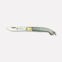 Coltello zuavo, manico in vero corno - cm. 15